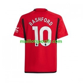 Maillot de Foot Manchester United Marcus Rashford 10 Domicile 2023/24